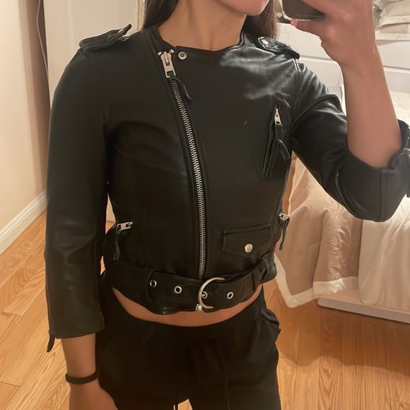 All Saints Jackets & Blazers - 🖤All Saints Leather Bike Jacket